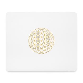 Flower of Life - Flower of Life T-Shirt & Access - Mouse Pad (horizontal) - white - Front