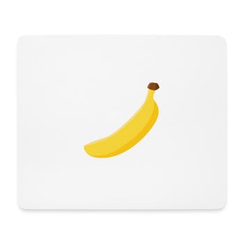 banane - Tapis de souris (format paysage) - blanc - Devant