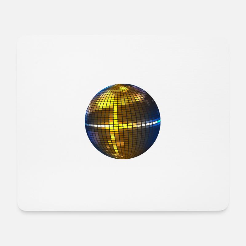 Disco ball - Mouse Pad (horizontal) - white