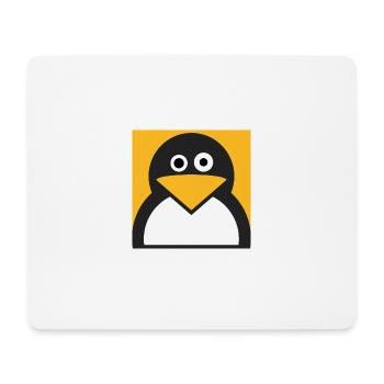 Linux Pinguin - Mousepad (Querformat) - Weiß - Vorne