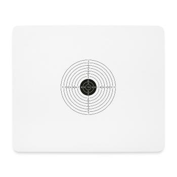 target - Mouse Pad (horizontal) - white - Front