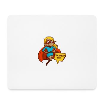 SUPER MOM - Mouse Pad (horizontal) - white - Front