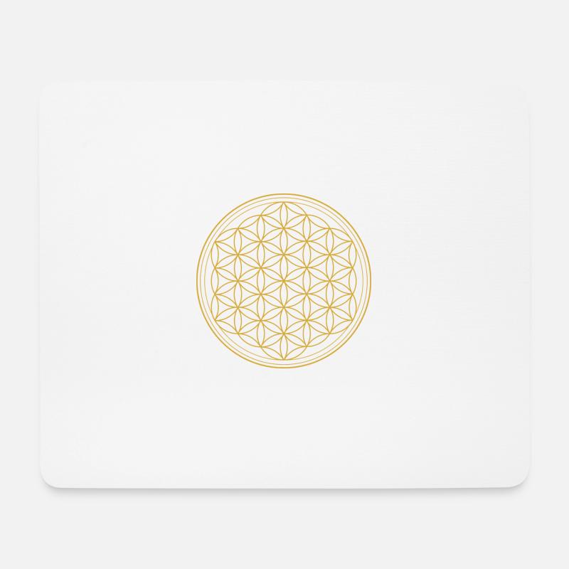 Flower of Life - Mouse Pad (horizontal) - white