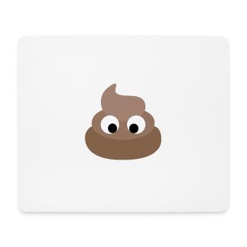 Poop Emoji Poop Pile - Mouse Pad (horizontal) - white - Front