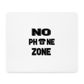 PAS DE ZONE DE TÉLÉPHONE - Tapis de souris (format paysage) - blanc - Devant