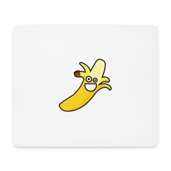 Banane - Mousepad (Querformat) - Weiß - Vorne