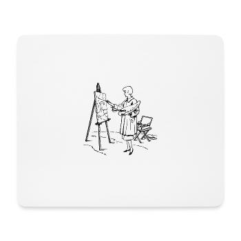 artist - Mouse Pad (horizontal) - white - Front
