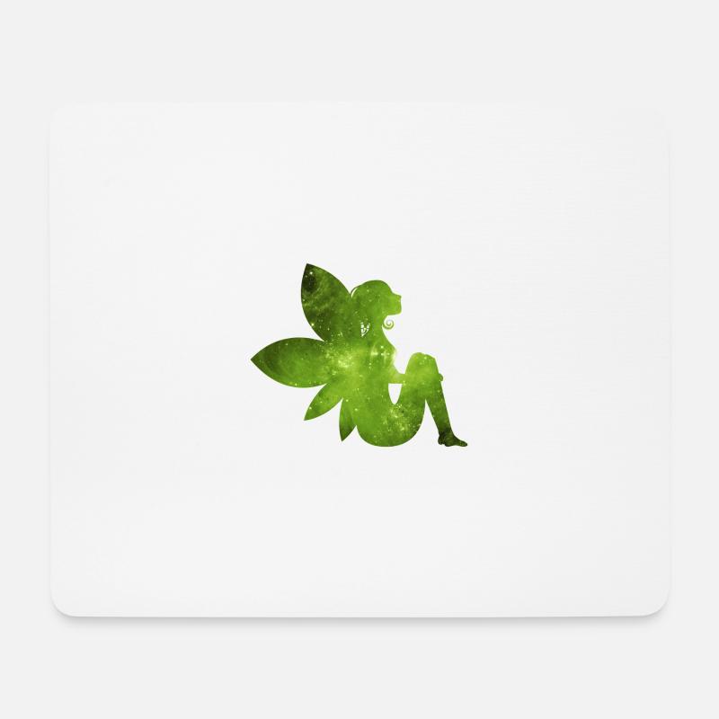 Fee - Mousepad (Querformat) - Weiß