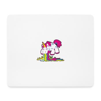 Einhorn - Mousepad (Querformat) - Weiß - Vorne