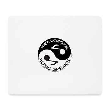 Yin Yang - Mousepad (Querformat) - Weiß - Vorne