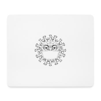 coronavirus 2 - Mousepad (Querformat) - Weiß - Vorne