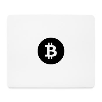 Bitcoin - Mousepad (Querformat) - Weiß - Vorne