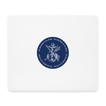 Nu Budder Lustiger Spruch Nordsee Ostsee - Mousepad (Querformat) - Weiß - Vorne