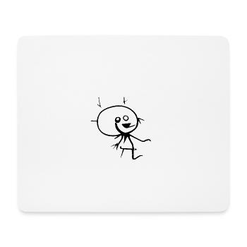 Stick figure Abstract - Mouse Pad (horizontal) - white - Front