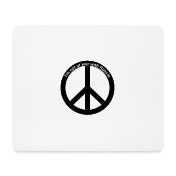Ein Shirt zum Frieden - Mousepad (Querformat) - Weiß - Vorne