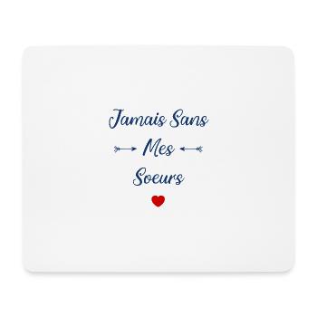 Soeurs12 - Tapis de souris (format paysage) - blanc - Devant