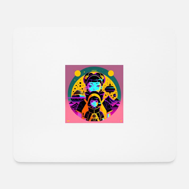 ✮ɪᴄᴏɴɪᴄ♱ʜɪᴠᴇ𓆤♱ꜱᴛɪᴄᴋᴇʀᴢ♱ - Mousepad (Querformat) - Weiß