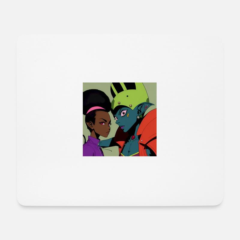 ✮ɪᴄᴏɴɪᴄ♱ʜɪᴠᴇ𓆤♱Cₒllₑctiₒn♱ - Tapis de souris (format paysage) - blanc