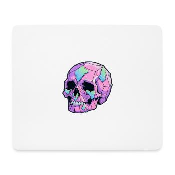 Geheimnisvoller Schädel - Mousepad (Querformat) - Weiß - Vorne