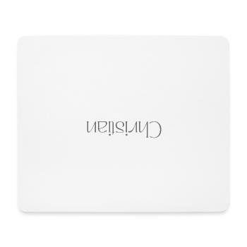 Martin und Christian - Mousepad (Querformat) - Weiß - Vorne