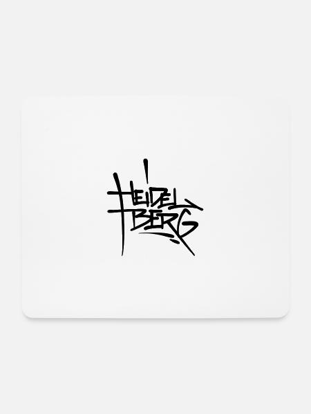 Heidelberg Tag Style - Mousepad (Querformat) - Weiß