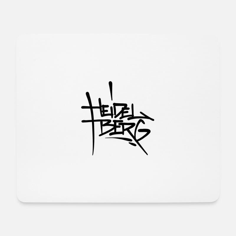 Heidelberg Tag Style - Mousepad (Querformat) - Weiß