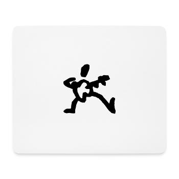 Wilderer-black - Mousepad (Querformat) - Weiß - Vorne