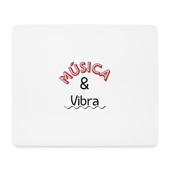 Bonnes ondes. Musique - Tapis de souris (format paysage) - blanc - Devant