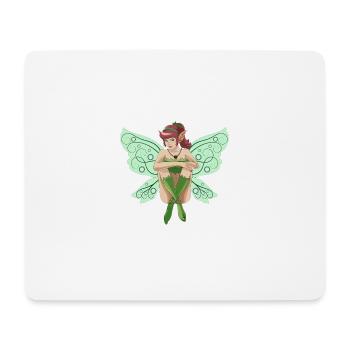 Fee - Mousepad (Querformat) - Weiß - Vorne