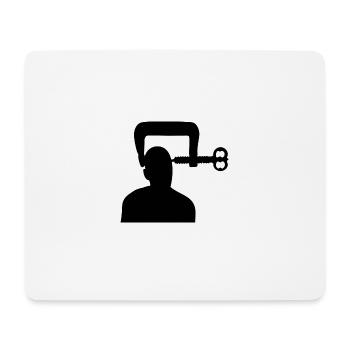 a headache - Mouse Pad (horizontal) - white - Front