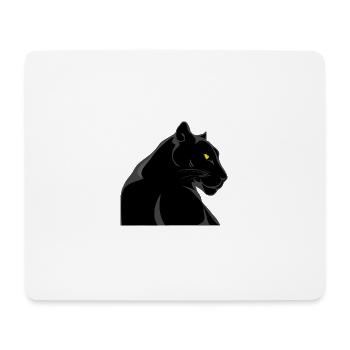 black panther - Mouse Pad (horizontal) - white - Front