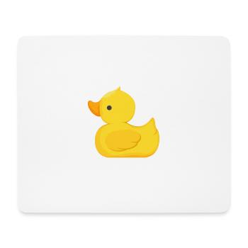 Ente - Mousepad (Querformat) - Weiß - Vorne