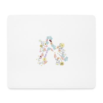 Lungs Flowers Nature Medicine Body Doctors - Mouse Pad (horizontal) - white - Front