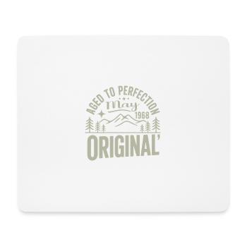 Mai 1968 – Legende der Gipfel und Berge - Mousepad (Querformat) - Weiß - Vorne