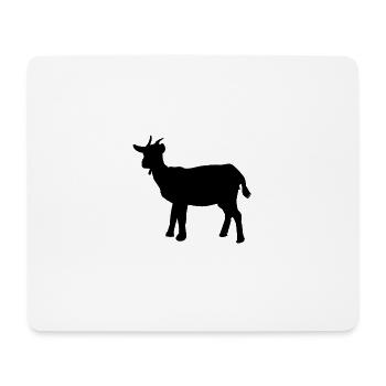 Ziege - Mousepad (Querformat) - Weiß - Vorne