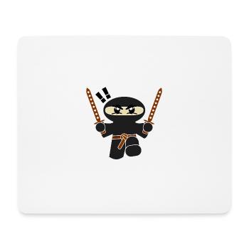 Ninja Comic - Mousepad (Querformat) - Weiß - Vorne