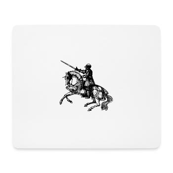 Ritter - Mousepad (Querformat) - Weiß - Vorne