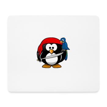 manchot - Tapis de souris (format paysage) - blanc - Devant