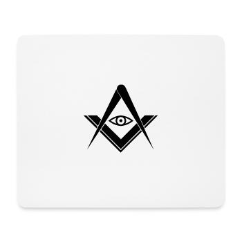 Masonic symbol tattoo gift - Mouse Pad (horizontal) - white - Front