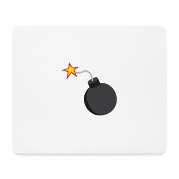 bombe - Tapis de souris (format paysage) - blanc - Devant