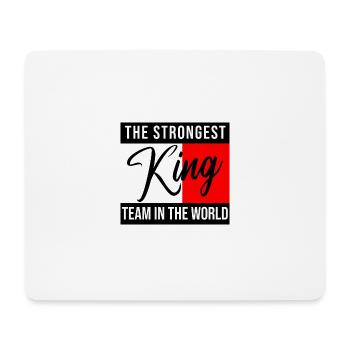 King King Queen Pärchenoutfit - Mousepad (Querformat) - Weiß - Vorne