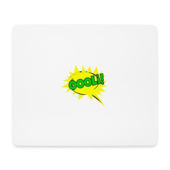 Oli Oliver Name Funny speech bubble Oooli! - Mouse Pad (horizontal) - white - Front