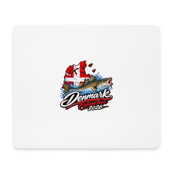 Dänemark Angelreise 2026 - Mousepad (Querformat) - Weiß - Vorne