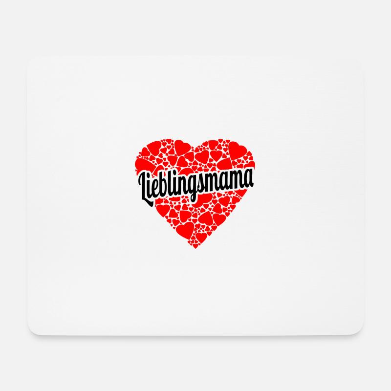 Lieblingsmama - Mousepad (Querformat) - Weiß
