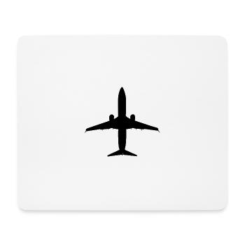 avion - Tapis de souris (format paysage) - blanc - Devant