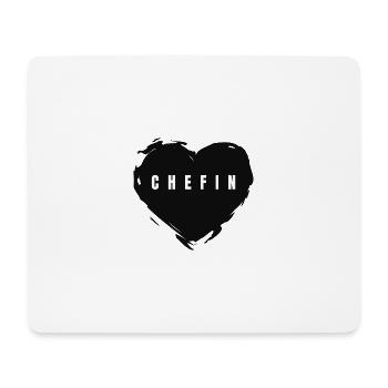Chefin - Mousepad (Querformat) - Weiß - Vorne
