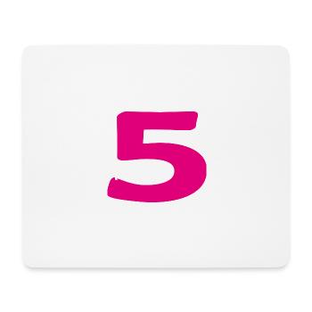 5. 5 YEARS. 5th ANNIVERSARY. 5 YEAR ANNIVERSARY. 5. - Mouse Pad (horizontal) - white - Front