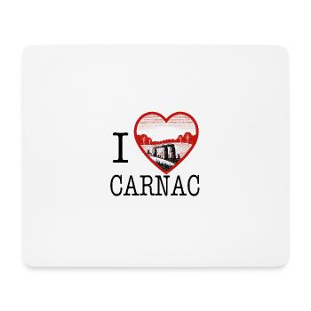 I love Carnac by I Love Bretagne - Mouse Pad (horizontal) - white - Front