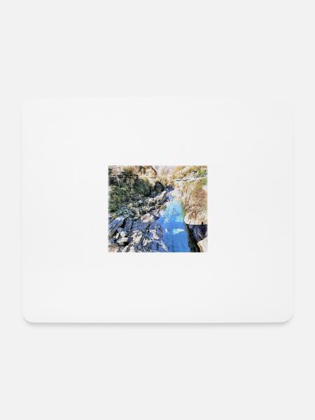 Verzasca - Mousepad (Querformat) - Weiß