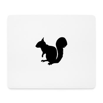 Eichhörnchen - Mousepad (Querformat) - Weiß - Vorne